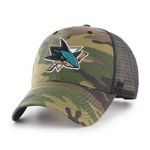 47 NHL San Jose Sharks Camo Branson MVP 캡 137182304