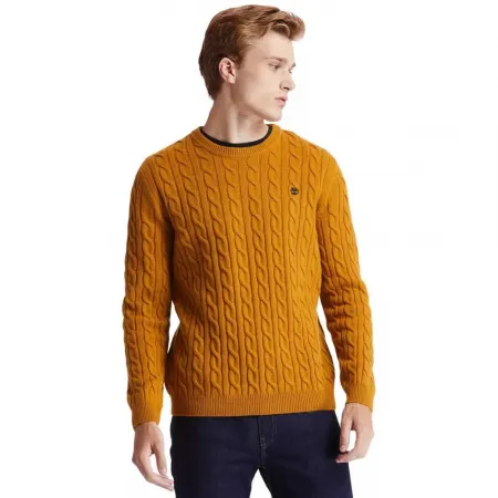 팀버랜드 Phillips Brook Lambswool Cable Crew Regular 스웨터 137628217