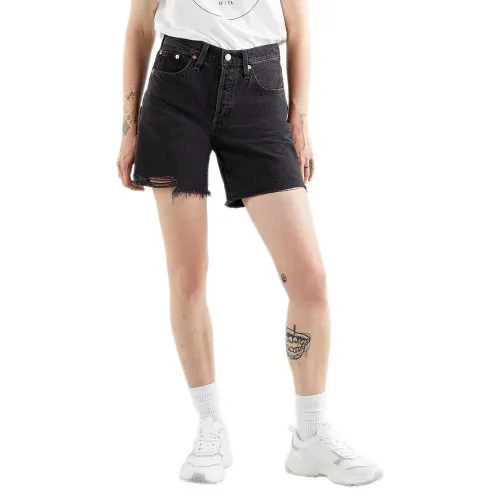 리바이스 501 Mid Thigh 데님 반바지 137817116