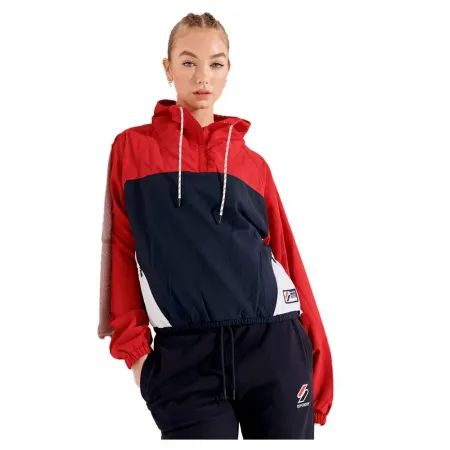 슈퍼드라이 Overhead Cropped Cagoule 재킷 137908334