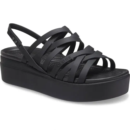 크록스 Brooklyn Strappy Low Wedge 샌들 137994238