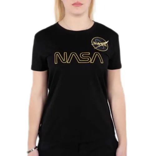 알파 인더스트리 NASA Embroidery 반팔 티셔츠 138049531