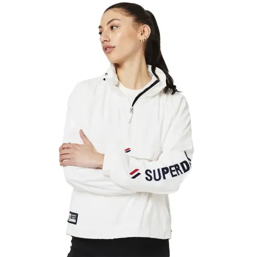 슈퍼드라이 Code Essential Graphic Ovhead 자켓 138566026