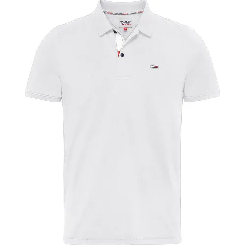 타미힐피거 Slim Placket 반팔 폴로 셔츠 138931412