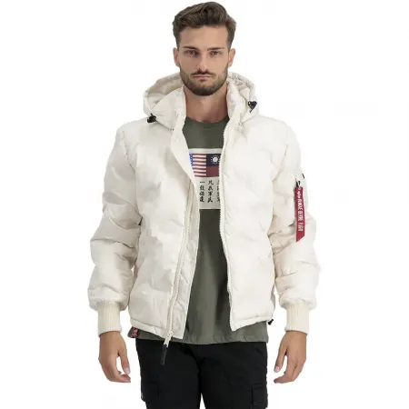 알파 인더스트리 로고 Puffer 봄버 자켓 138947359