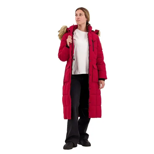 슈퍼드라이 Longline Faux Fur Everest 자켓 139240208