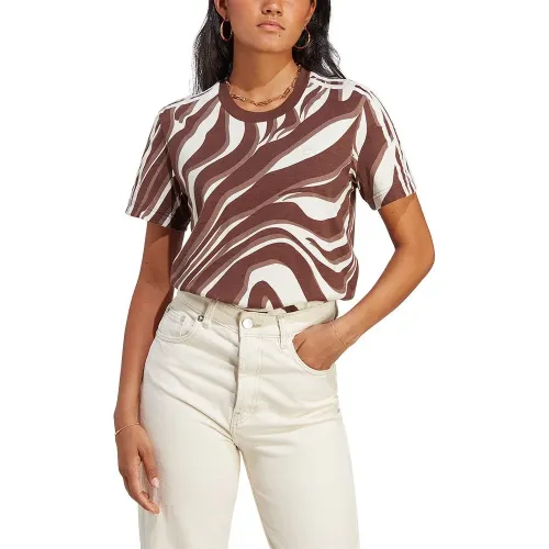 아디다스 Abstract Allover Animal Print 반팔 티셔츠 139438829