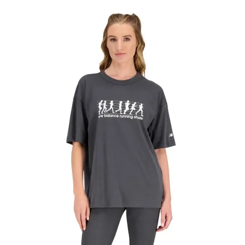 뉴발란스 Athletics Remastered Cotton 오버핏 반팔 티셔츠 139471607