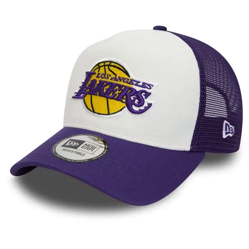 뉴에라 60348857 Tm Clr Blck Af Los Angeles Lakers 트럭 운전사 모자 139483024