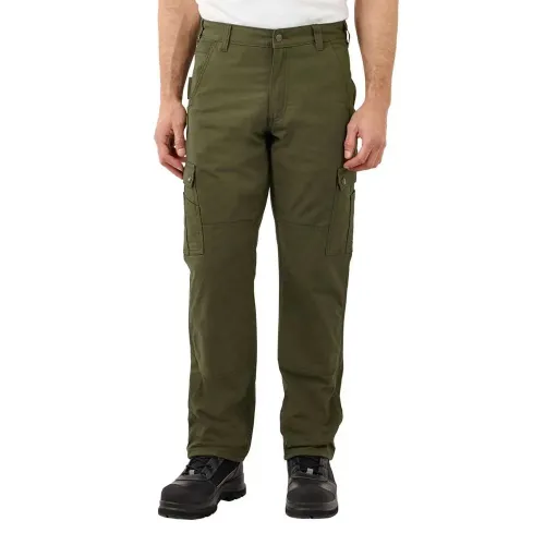 칼하트 R어그ed Flex 플리스 Lined Relaxed Fit 카고 팬츠 139816180