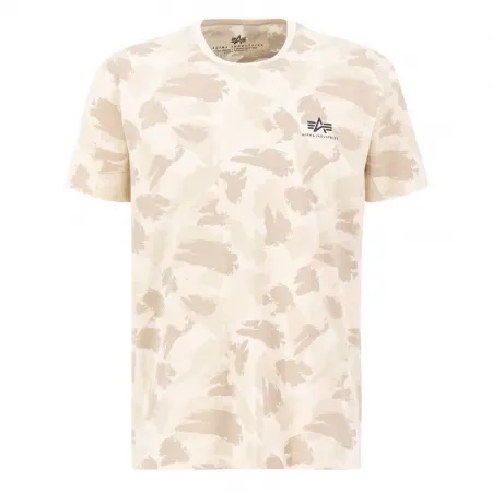 알파 인더스트리 Basic Small 로고 Camo 반팔 티셔츠 140027907