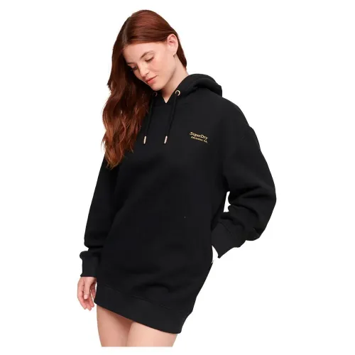 슈퍼드라이 Essential Hooded Sweat 긴팔 짧은 드레스 140140693