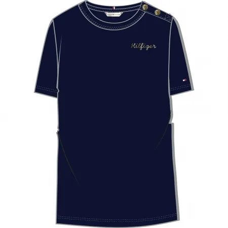 타미힐피거 Reg Gold Button 반팔 티셔츠 140372598