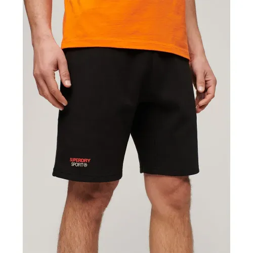 슈퍼드라이 Sport Tech 로고 Tapered 운동복 반바지 140588626