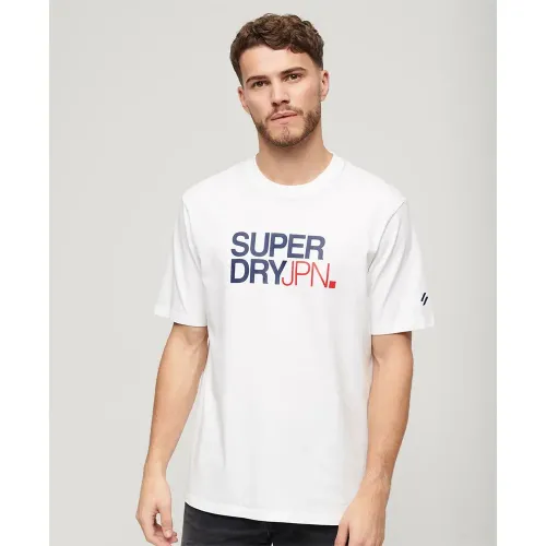 슈퍼드라이 Sportswear 로고 Loose 반팔 티셔츠 140588672