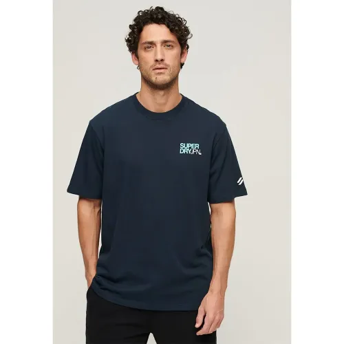 슈퍼드라이 Sportswear 로고 Loose 반팔 티셔츠 140588673