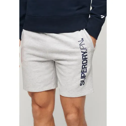 슈퍼드라이 Sportswear 로고 Loose 운동복 반바지 140588676