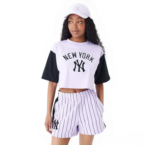 뉴에라 MLB Lifestyle Crop 뉴욕 양키즈 반팔 티셔츠 140595752