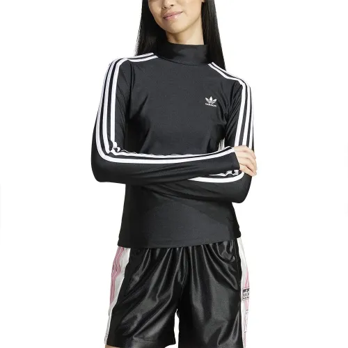 아디다스 아디컬러 3 Stripes Turtleneck 긴팔 티셔츠 141047620