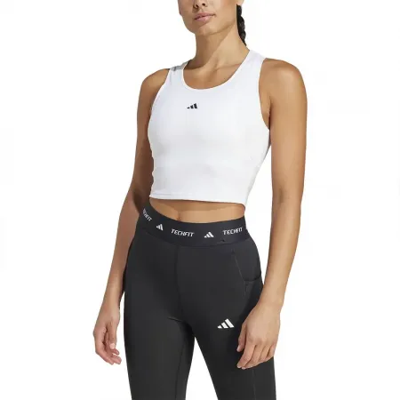 아디다스 Tech-Fit Crop tank 스포츠 탑 141050667