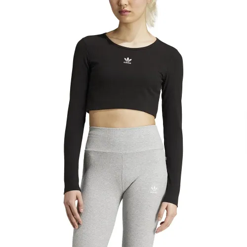 아디다스 에센셜s Ribbed Crop 긴팔 상의 141050878