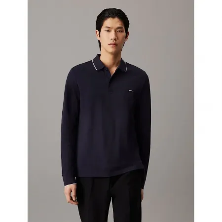 캘빈클라인 Stretch Tipping 긴 소매 폴로 141052050