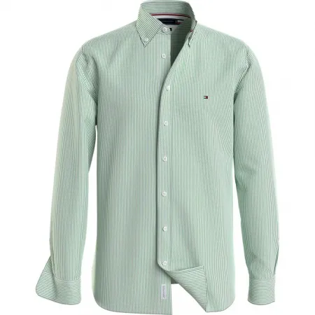 타미힐피거 1985 Flex Oxford Stripe Rregular Fit 긴팔 셔츠 141068812