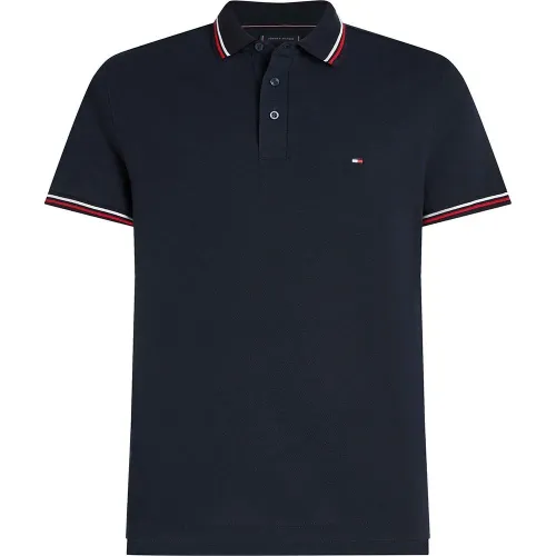 타미힐피거 Tipped Slim Fit 반팔 폴로 셔츠 141119230
