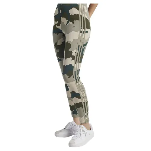 아디다스 Essentials 3 Stripes Camo Print 7/8 Leggings 141124943