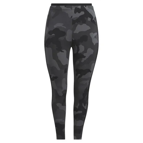 아디다스 Essentials 3 Stripes Camo Print Plus 7/8 Leggings 141124948