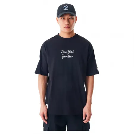 뉴에라 MLB Tartan Oversized New York Yankees 반팔 티셔츠 141414772