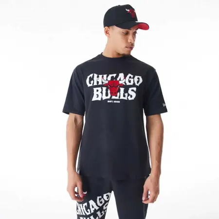 뉴에라 NBA Cf Grphc Oversized Chicago Bulls 반팔 티셔츠 141414784