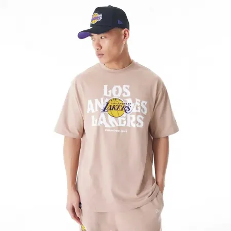 뉴에라 NBA Cf Grphc Oversized La Lakers 반팔 티셔츠 141414786