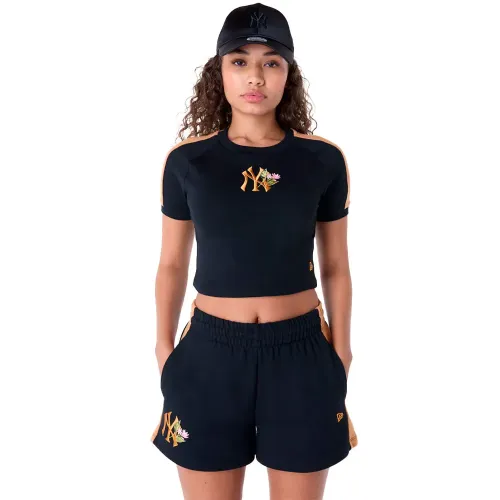 뉴에라 MLB Floral Crop 뉴욕 양키즈 반팔 티셔츠 141491032