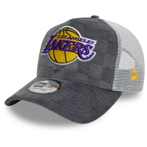 뉴에라 Tonal Check La Lakers 트럭 운전사 모자 141491748