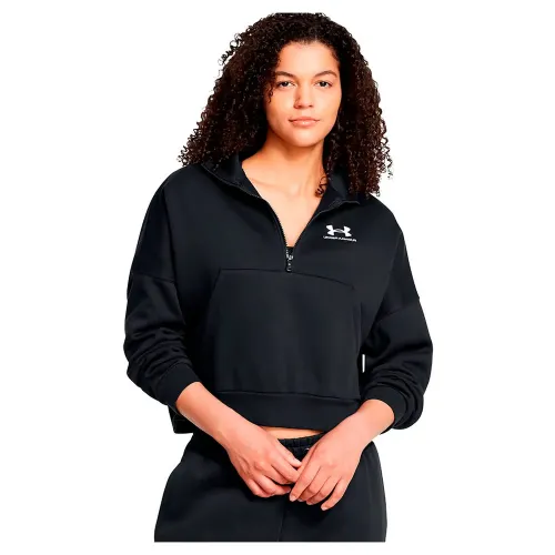 언더아머 Icon Fleece Oversized 하프 지퍼 스웨터 141496518
