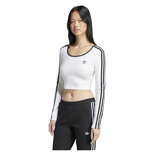 아디다스 Adicolor 3 Stripes Crop 긴팔 티셔츠 141517090