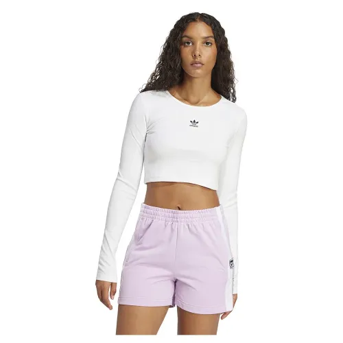 아디다스 에센셜 Ribbed Crop 긴팔 상의 141517584
