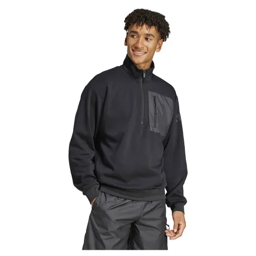 아디다스 City Escape Fleece 하프 지퍼 스웨터 141541330