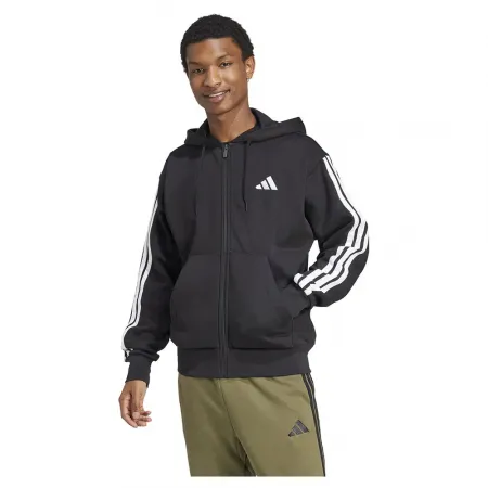 아디다스 Essentials 3 Stripes Fleece 풀지퍼 스웨트셔츠 141541389