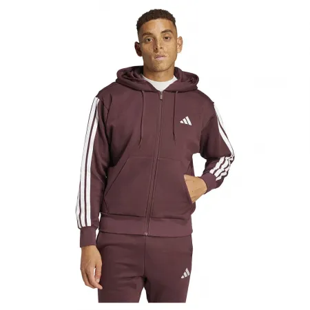 아디다스 Essentials 3 Stripes Fleece 풀지퍼 스웨트셔츠 141541395