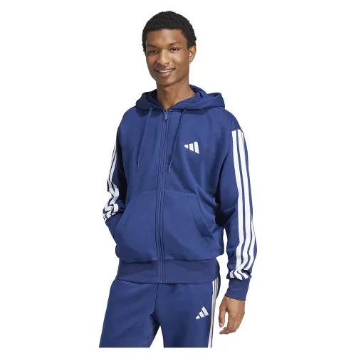 아디다스 Essentials 3 Stripes Fleece 풀지퍼 스웨트셔츠 141541398