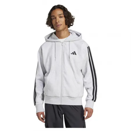 아디다스 Essentials 3 Stripes Fleece 풀지퍼 스웨트셔츠 141541403