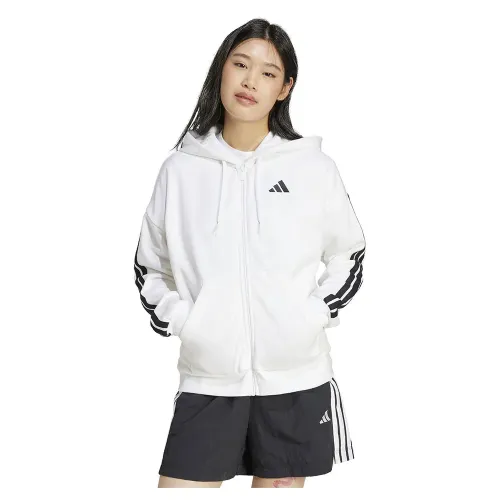 아디다스 Essentials 3 Stripes Fleece 풀지퍼 스웨트셔츠 141541408