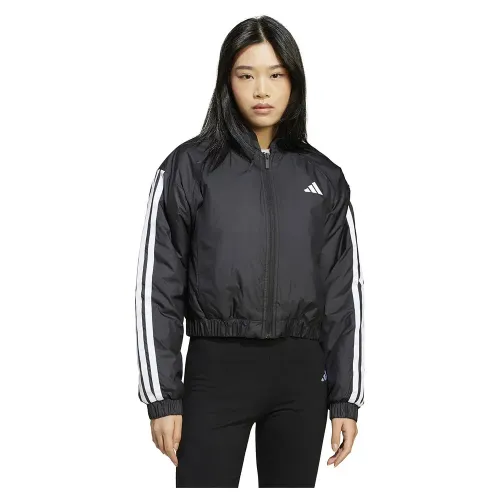 아디다스 에센셜s 3 Stripes Insulated Crop 봄버 자켓 141541484