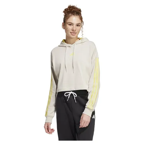 아디다스 에센셜s 3 Stripes Print French Terry 후드티 141541494