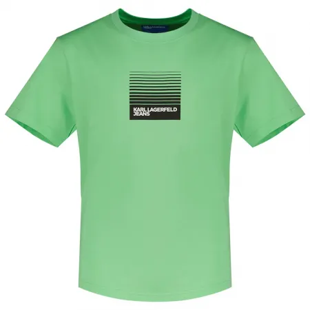 KARL LAGERFELD Reg Box Fade Logo 반팔 티셔츠 141554471