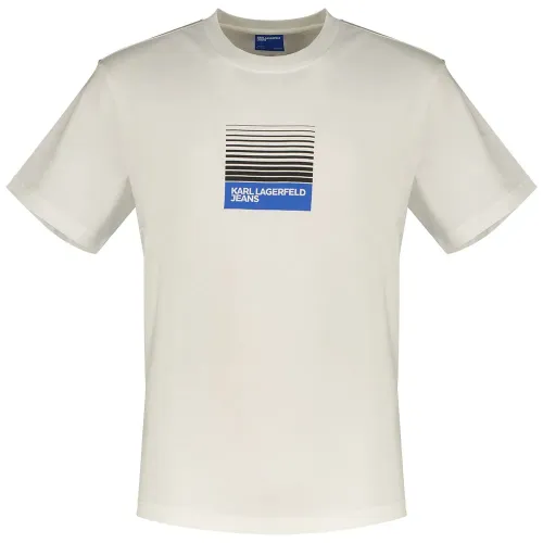 KARL LAGERFELD Reg Box Fade Logo 반팔 티셔츠 141554472