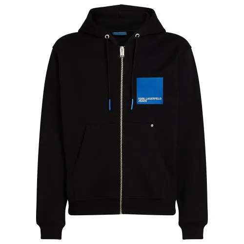 KARL LAGERFELD Reg Box Logo 풀지퍼 스웨터 141554473