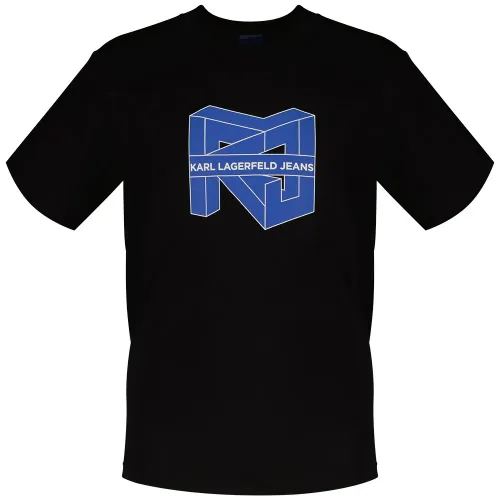 KARL LAGERFELD Reg Cube Logo 반팔 티셔츠 141554484